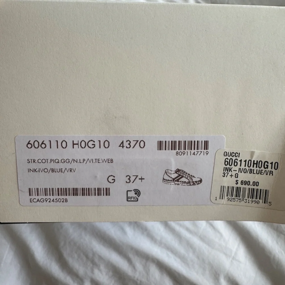 NIB Authentic Gucci Sneakers - Picture 6 of 6